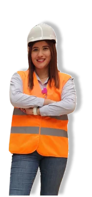 Mujer en almacén farmacéutico